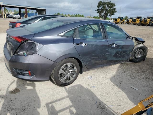 2HGFC2F61MH506836 - 2021 HONDA CIVIC LX GRAY photo 3