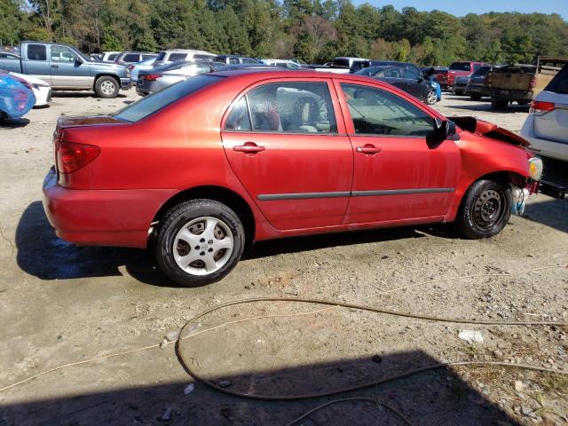 2T1BR32E78C872430 - 2008 TOYOTA COROLLA CE RED photo 3