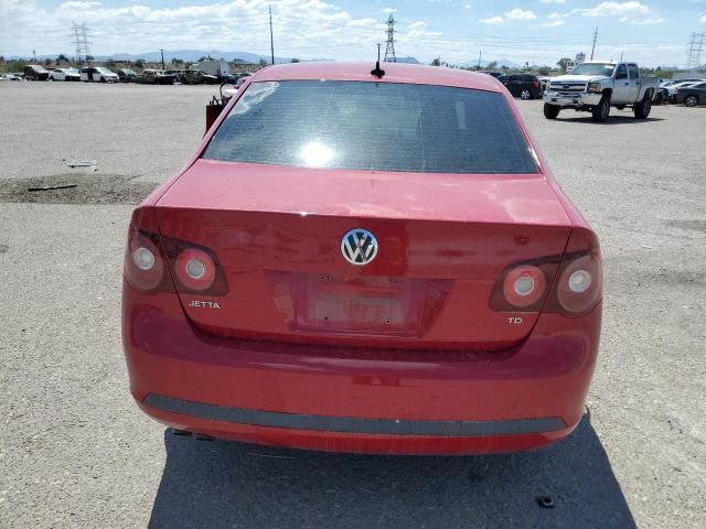 3VWAL7AJ1AM108358 - 2010 VOLKSWAGEN JETTA TDI RED photo 6