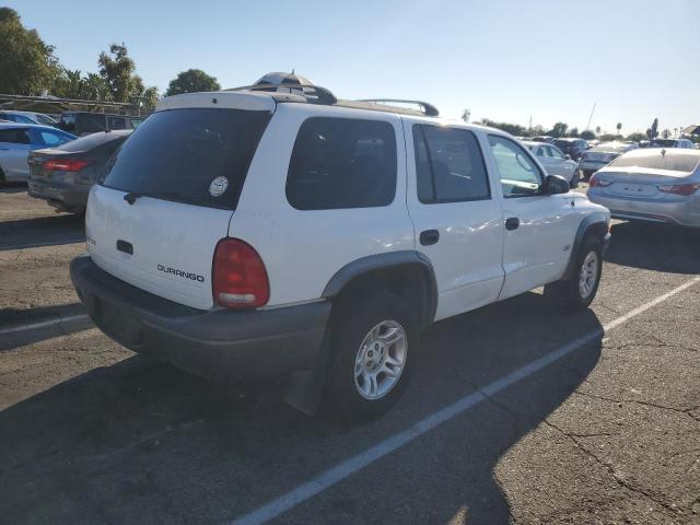 1B4HR38N72F205791 - 2002 DODGE DURANGO SPORT WHITE photo 3