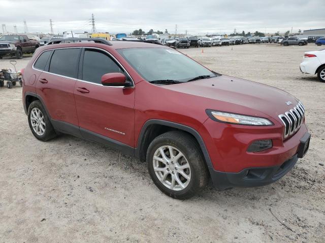 1C4PJLCB3HW663503 - 2017 JEEP CHEROKEE LATITUDE MAROON photo 4