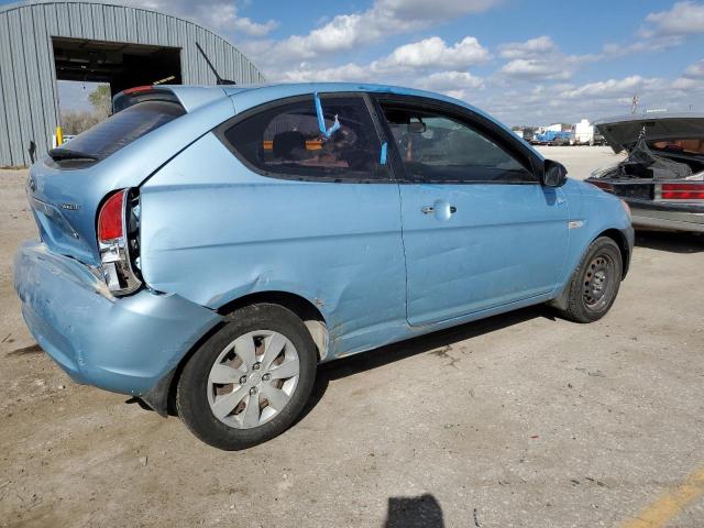 KMHCM3AC5AU172042 - 2010 HYUNDAI ACCENT BLUE BLUE photo 3