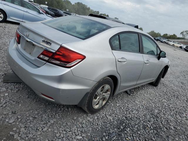 19XFB2F51DE053063 - 2013 HONDA CIVIC LX SILVER photo 3