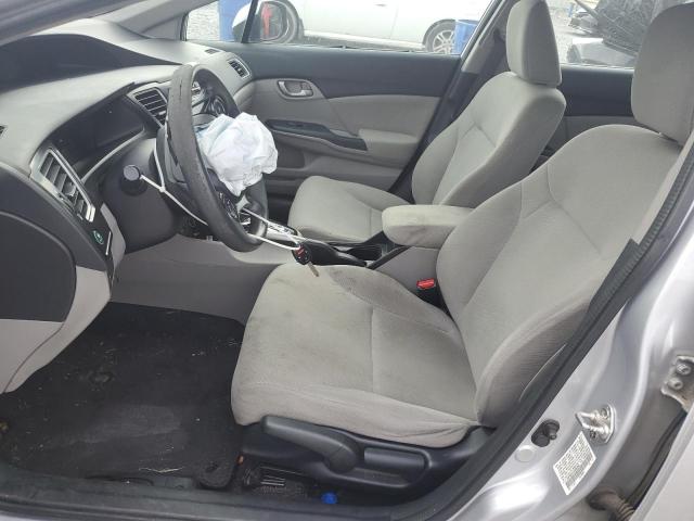 19XFB2F51DE053063 - 2013 HONDA CIVIC LX SILVER photo 7