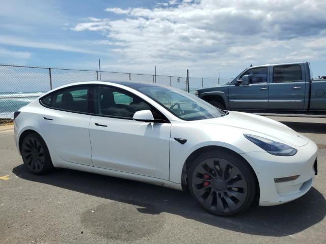 5YJ3E1EC2MF991846 - 2021 TESLA MODEL 3 თეთრი ფოტო 4