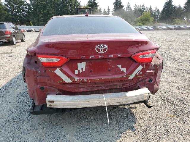 4T1C11AK5LU332346 - 2020 TOYOTA CAMRY LE MAROON photo 6