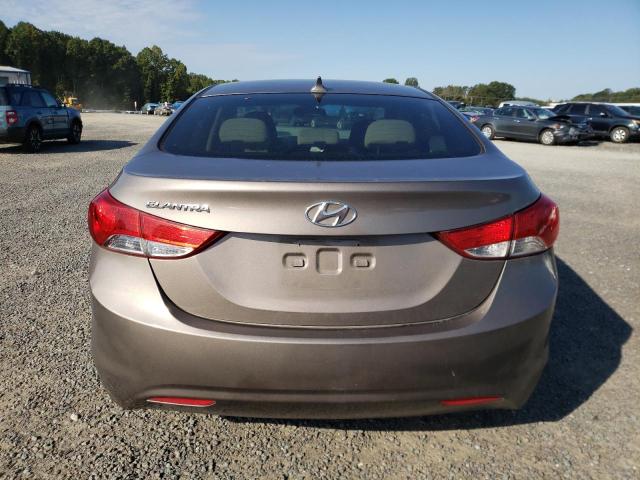 5NPDH4AE4DH155090 - 2013 HYUNDAI ELANTRA GLS BROWN photo 6