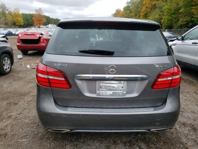 WDDMH4GB2JJ454860 - 2018 MERCEDES-BENZ B 250 4MATIC GRAY photo 6