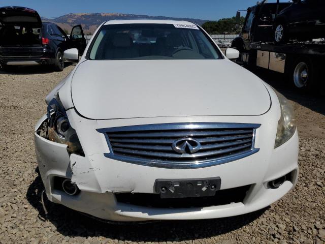 JN1CV6AP8CM934470 - 2012 INFINITI G37 BASE WHITE photo 5