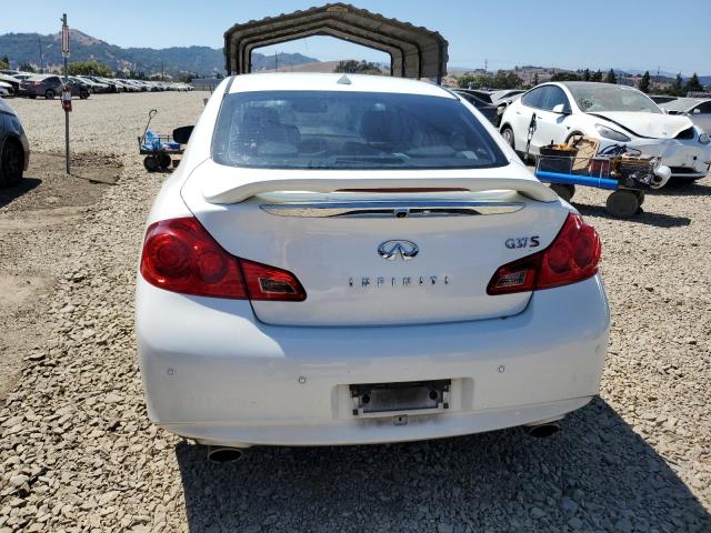 JN1CV6AP8CM934470 - 2012 INFINITI G37 BASE WHITE photo 6
