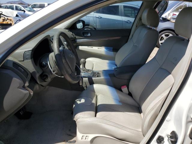 JN1CV6AP8CM934470 - 2012 INFINITI G37 BASE WHITE photo 7