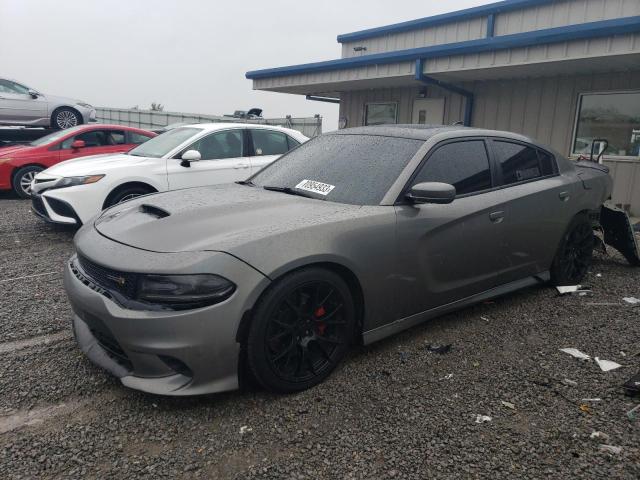 2C3CDXGJ1JH284135 - 2018 DODGE CHARGER R/T 392 GRAY photo 1