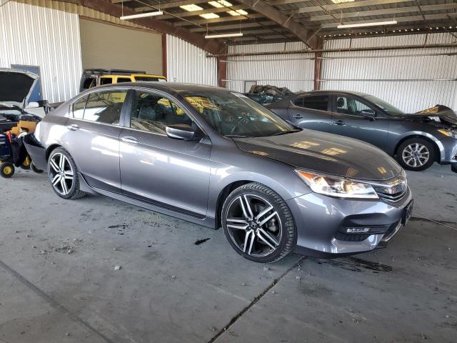 1HGCR2F57HA032789 - 2017 HONDA ACCORD SPORT GRAY photo 4