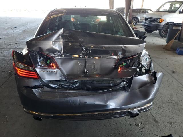 1HGCR2F57HA032789 - 2017 HONDA ACCORD SPORT GRAY photo 6