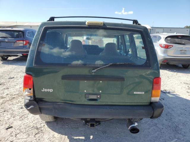 1J4FF48S9YL148965 - 2000 JEEP CHEROKEE SPORT GREEN photo 6