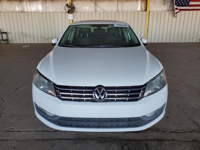 1VWCT7A35EC047517 - 2014 VOLKSWAGEN PASSAT SEL WHITE photo 5