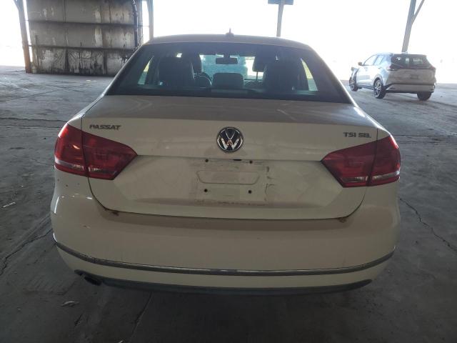 1VWCT7A35EC047517 - 2014 VOLKSWAGEN PASSAT SEL WHITE photo 6