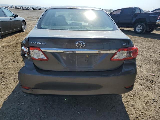 2T1BU4EE5CC776028 - 2012 TOYOTA COROLLA BASE GRAY photo 6