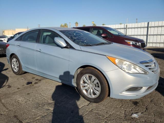 5NPEB4AC8CH327849 - 2012 HYUNDAI SONATA GLS BLUE photo 4