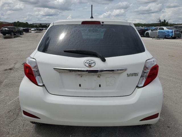 VNKJTUD37EA008192 - 2014 TOYOTA YARIS WHITE photo 6