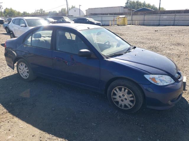 2HGES16585H543030 - 2005 HONDA CIVIC LX BLUE photo 4