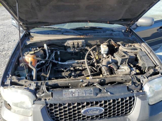 1FMYU02Z65KD52672 - 2005 FORD ESCAPE XLS BLACK photo 12