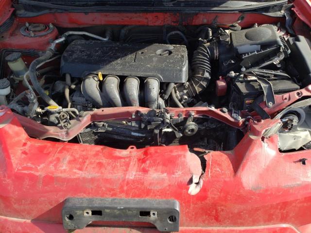 2T1KR30E78C715869 - 2008 TOYOTA COROLLA MATRIX XR RED photo 11