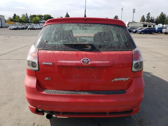 2T1KR30E78C715869 - 2008 TOYOTA COROLLA MATRIX XR RED photo 6