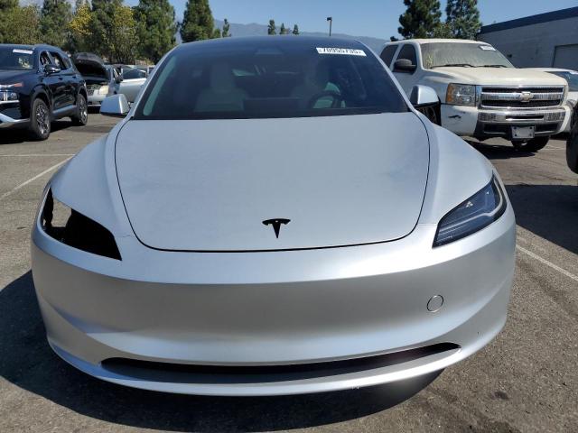 5YJ3E1EA2RF831732 - 2024 TESLA MODEL 3 GRAY photo 5