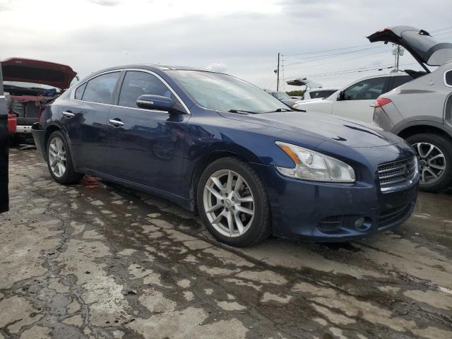 1N4AA5APXAC835037 - 2010 NISSAN MAXIMA S BLUE photo 4