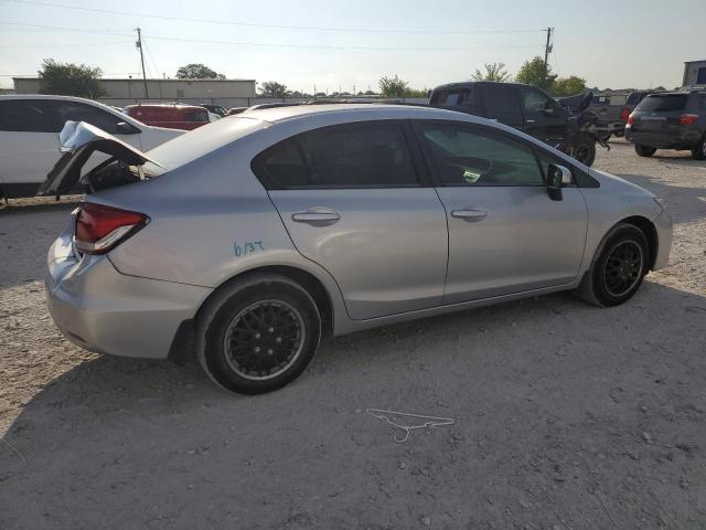 19XFB2F51FE059898 - 2015 HONDA CIVIC LX SILVER photo 3