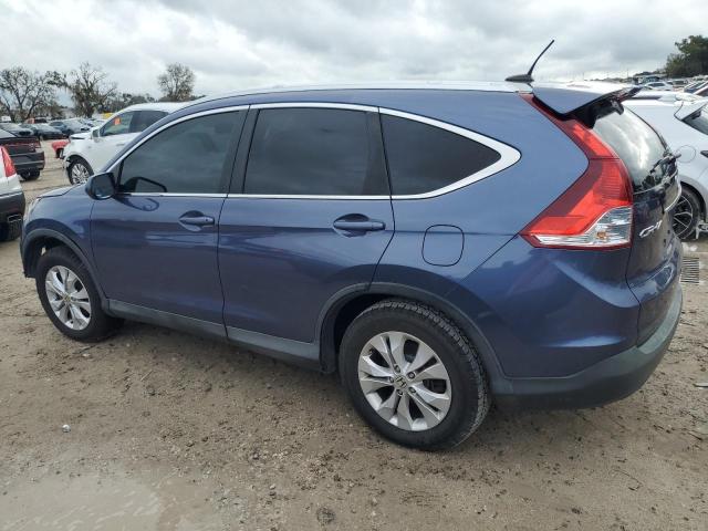 2HKRM3H72EH549319 - 2014 HONDA CR-V EXL BLUE photo 2