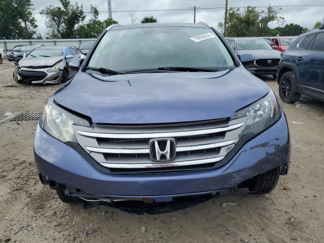 2HKRM3H72EH549319 - 2014 HONDA CR-V EXL BLUE photo 5