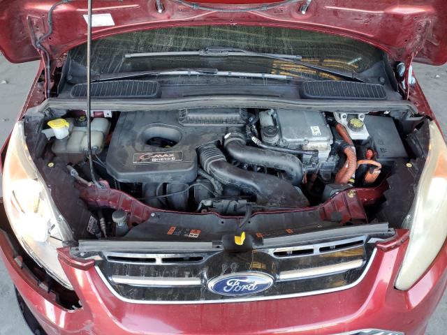 1FADP5CU1GL113382 - 2016 FORD C-MAX PREMIUM SEL BURGUNDY photo 11