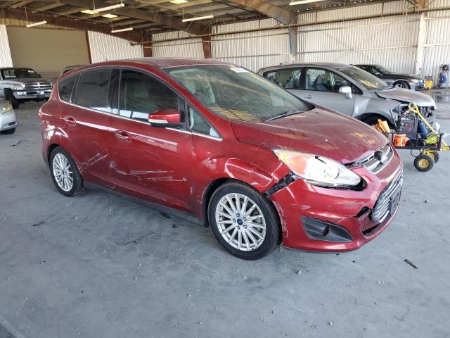 1FADP5CU1GL113382 - 2016 FORD C-MAX PREMIUM SEL BURGUNDY photo 4