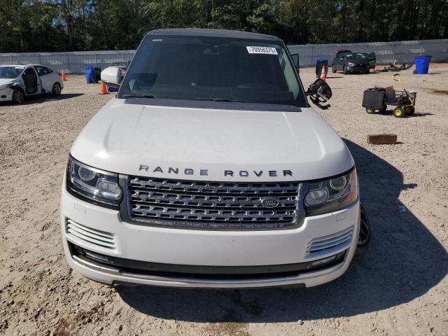 SALGS2VF7FA206042 - 2015 LAND ROVER RANGE ROVE HSE WHITE photo 5