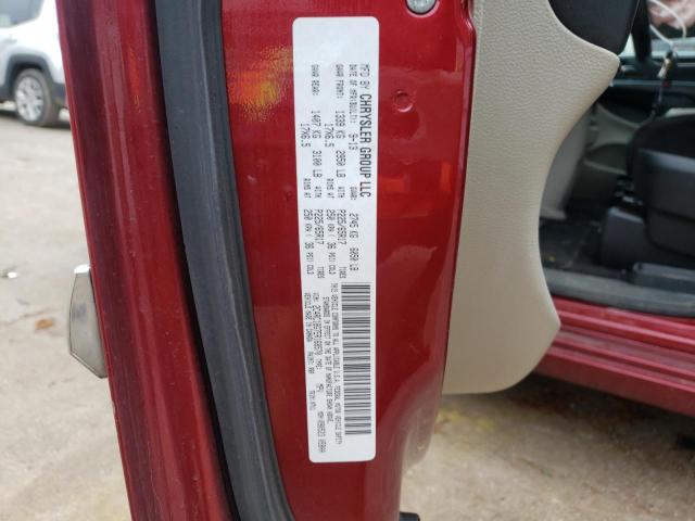 2C4RC1BG7ER168570 - 2014 CHRYSLER TOWN & COU TOURING 栗色 照片 12