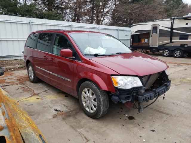 2C4RC1BG7ER168570 - 2014 CHRYSLER TOWN & COU TOURING 栗色 照片 4