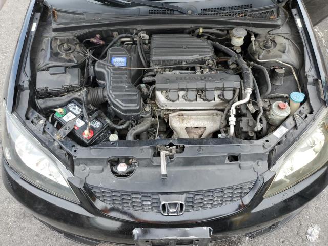 1HGEM22174L022966 - 2004 HONDA CIVIC DX VP Чорний фото 11