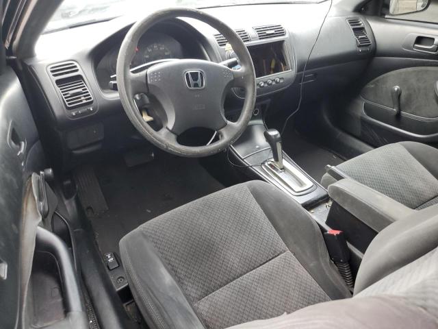 1HGEM22174L022966 - 2004 HONDA CIVIC DX VP Чорний фото 8