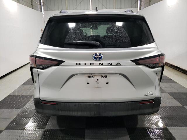 5TDJRKEC1PS163787 - 2023 TOYOTA SIENNA XLE SILVER photo 6