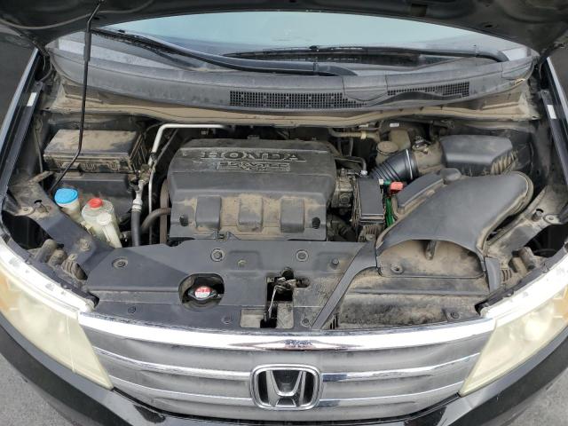 5FNRL5H90BB028965 - 2011 HONDA ODYSSEY TOURING BLACK photo 12