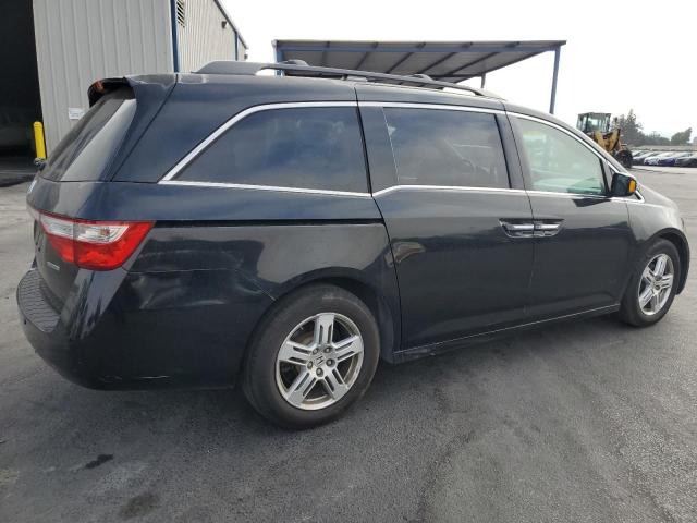 5FNRL5H90BB028965 - 2011 HONDA ODYSSEY TOURING BLACK photo 3