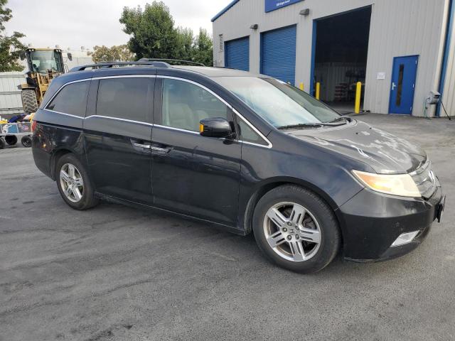 5FNRL5H90BB028965 - 2011 HONDA ODYSSEY TOURING BLACK photo 4