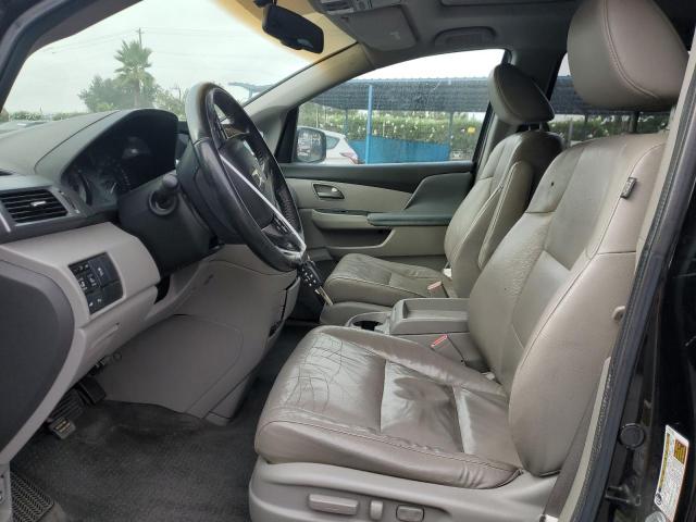 5FNRL5H90BB028965 - 2011 HONDA ODYSSEY TOURING BLACK photo 7