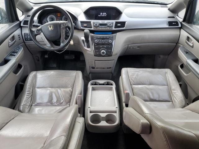 5FNRL5H90BB028965 - 2011 HONDA ODYSSEY TOURING BLACK photo 8