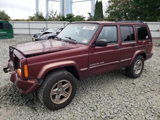 1J4FF58S1YL157391 - 2000 JEEP CHEROKEE CLASSIC BURGUNDY photo 1