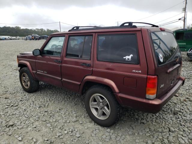 1J4FF58S1YL157391 - 2000 JEEP CHEROKEE CLASSIC BURGUNDY photo 2