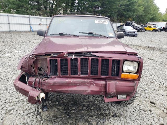 1J4FF58S1YL157391 - 2000 JEEP CHEROKEE CLASSIC BURGUNDY photo 5