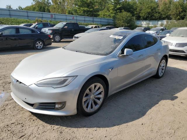 5YJSA1E27HF185120 - 2017 TESLA MODEL S SILVER photo 1